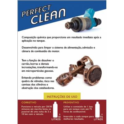 Perfect clean koube aditivo limpeza bico via tanque flex e gasolina